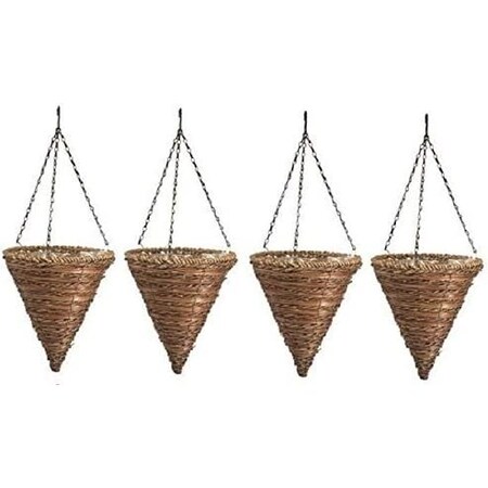 Panacea Gt 12" Rope Fern Basket 88636GT